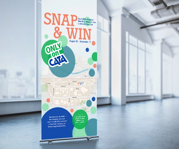 CATA Snap And Win banner